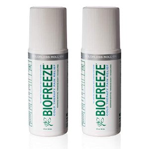 Biofreeze Pain Relief Gel, 3 oz. Colorless Roll-On Pack of 2
