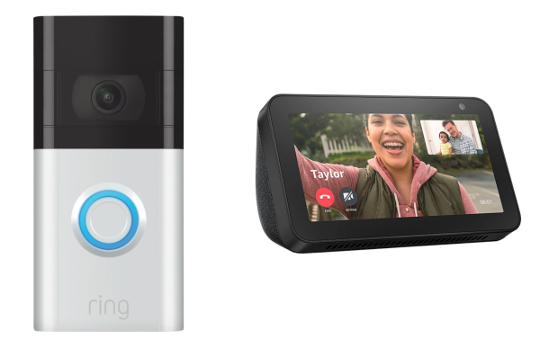 Doorbell 3 + Echo Show 5" Smart Display with Alexa
