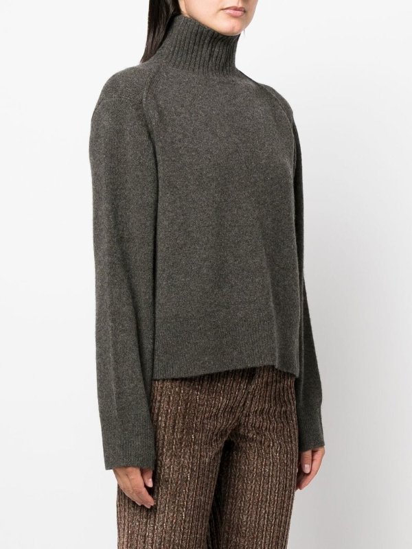 Acne Studiosmelange-knit roll-neck jumper