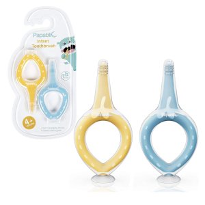 Papablic Infant Training Toothbrush with Suction Base