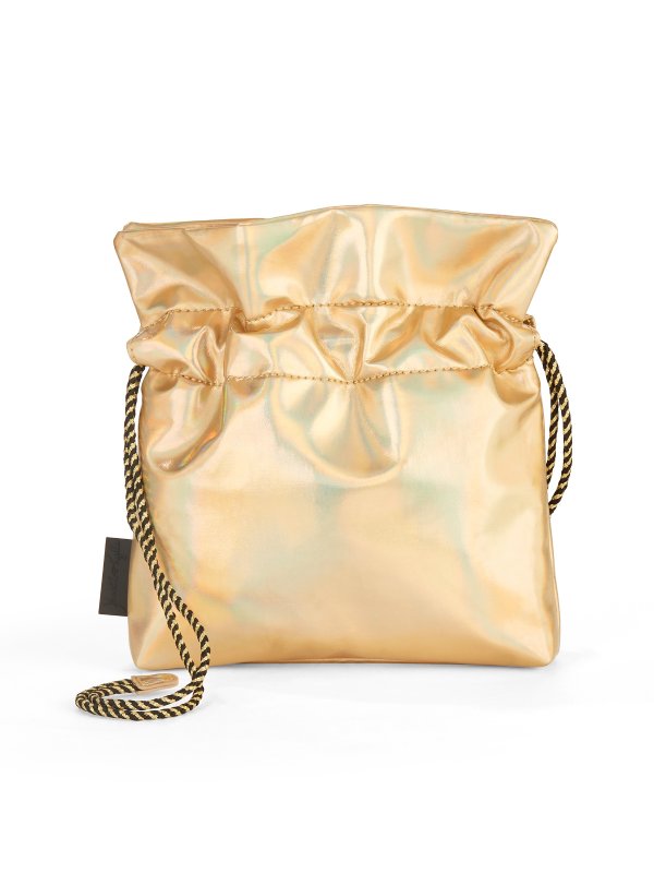 Kendall + Kylie for Walmart Gold Faux Leather Small Pouch Crossbody
