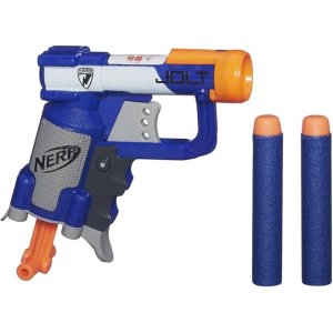 史低价：Nerf N-Strike 精英震动爆能射击玩具，包括2个泡沫软弹