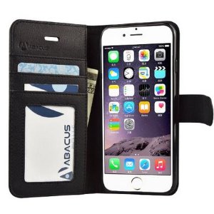 24-7 Wallet Case, Leather 6S Flip Cover for Apple iPhone 6S