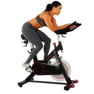 Amazon Sunny Health Fitness 磁阻室内健身单车直降$122