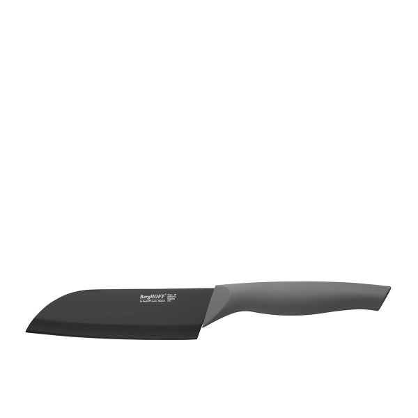 Ergonomic 6" Stainless Steel Santoku Knife with Sleeve