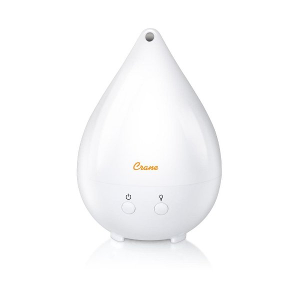 Crane Soothing Drop Shape Aromatherapy Diffuser in White-EE-8003 - The Home Depot