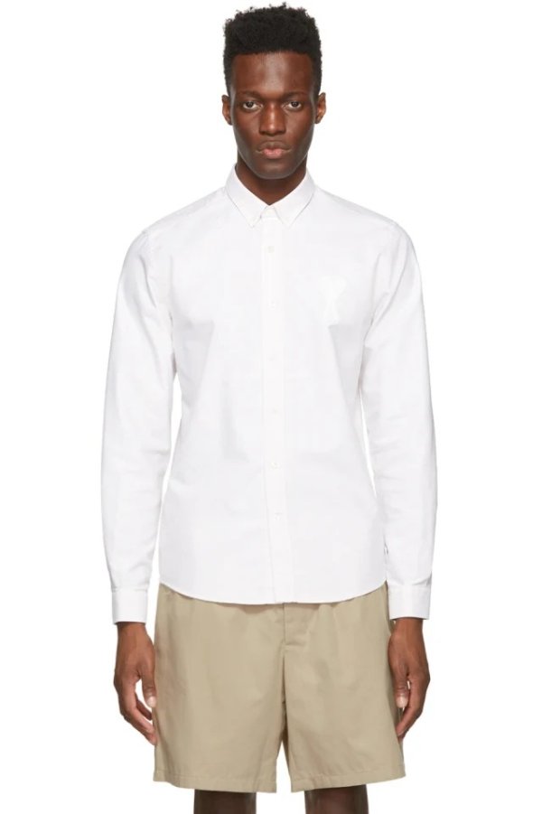 Off-White Button Down Ami De Coeur Shirt