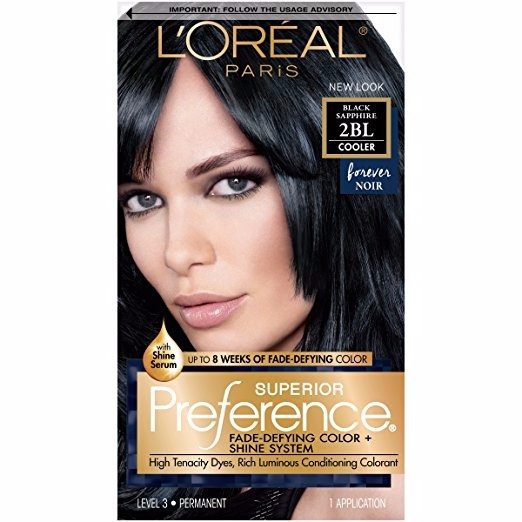 L'Oreal Paris Superior Preference Permanent Hair Color, 2BL Black Sapphire