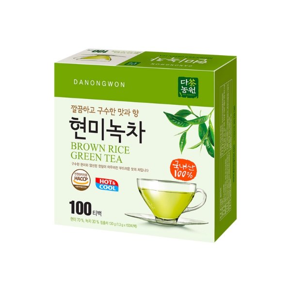 Danongwon 糙米绿茶 1.3g x 100茶包