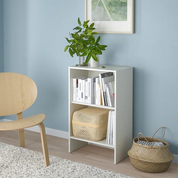 BAGGEBO Bookcase, white, 195/8x113/4x311/2" - IKEA