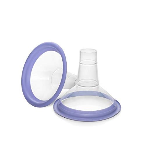 Pump Parts, Comfortable Breast Pump Flanges, 2 Large Size (30.5mm) for Use with anyBreast Pumps