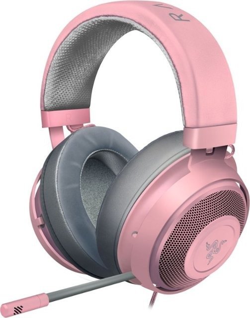 - Kraken Quartz Edition Wired Stereo Gaming Headset for PC, Mac, Xbox One, Switch, PS4 and Mobile Devices - Quartz Pink