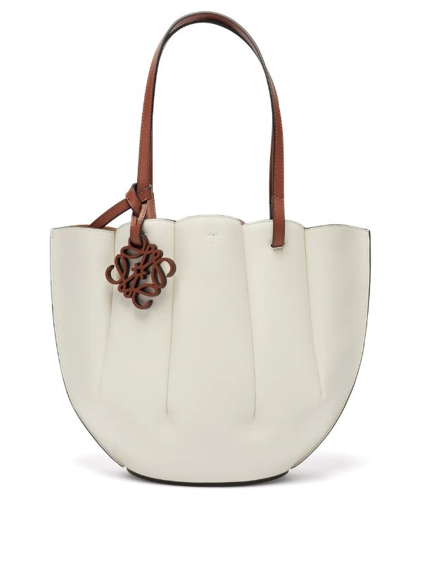 Shell small leather tote bag | Loewe