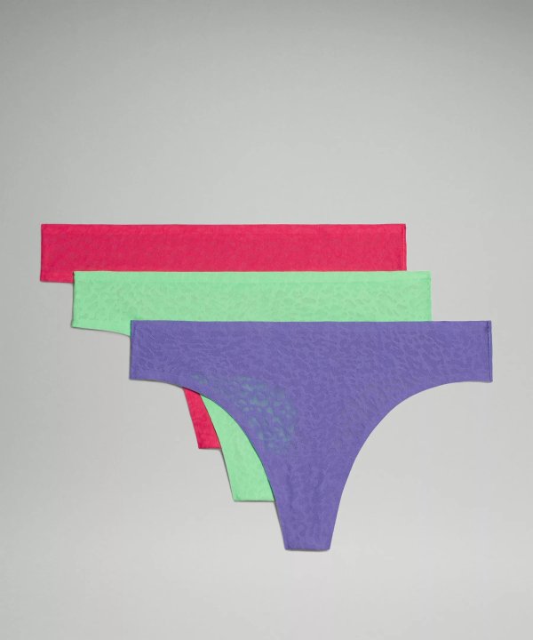 InvisiWear Mid-Rise Lace Thong Underwear *3 Pack | Women's Underwear | lululemon