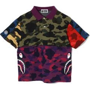 MIX CAMO RELAXED SIDE SHARK POLO LADIES 
