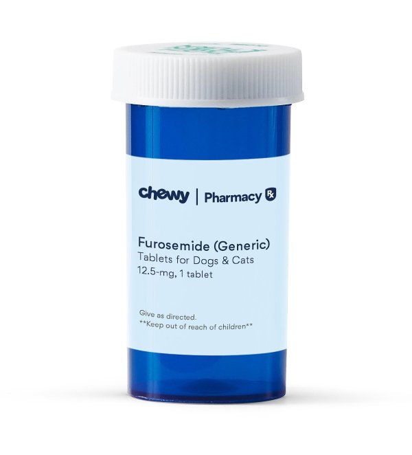 FUROSEMIDE (Generic) Tablets For Dogs & Cats, 12.5-mg, 1 tablet - Chewy.com