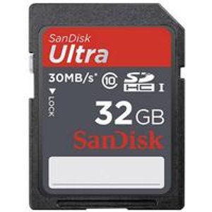 SanDisk 32GB Ultra UHS-I Class 10 SDHC Secure Digital High-Capacity Card