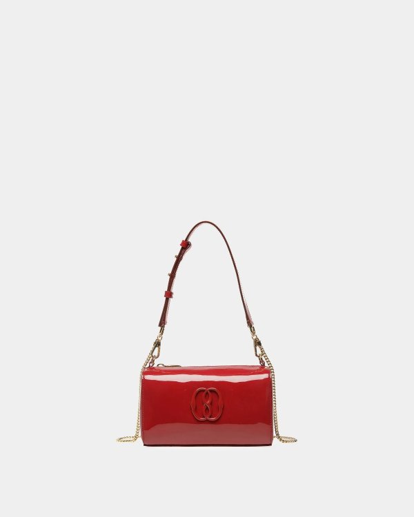 Emblem Minibag In Deep Ruby Leather