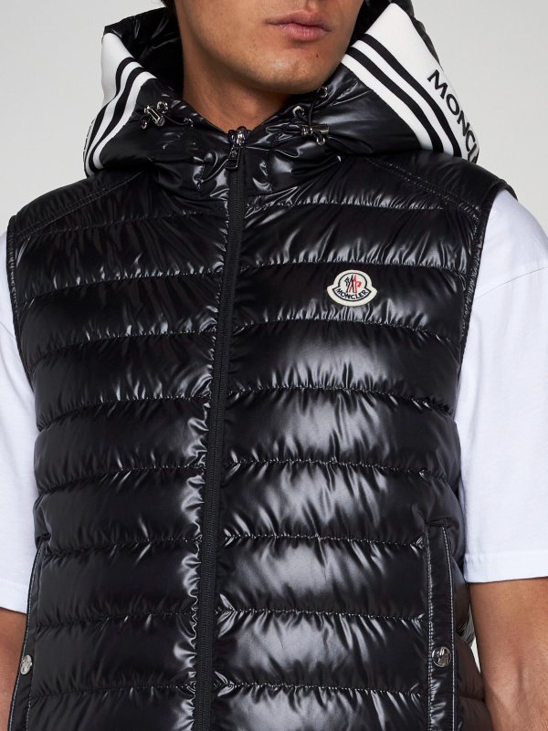 Clai quilted nylon down vest