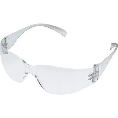 3M Safety Glasses — 4-Pack, Clear Lenses, Clear Frames, Model# 90834-00000B