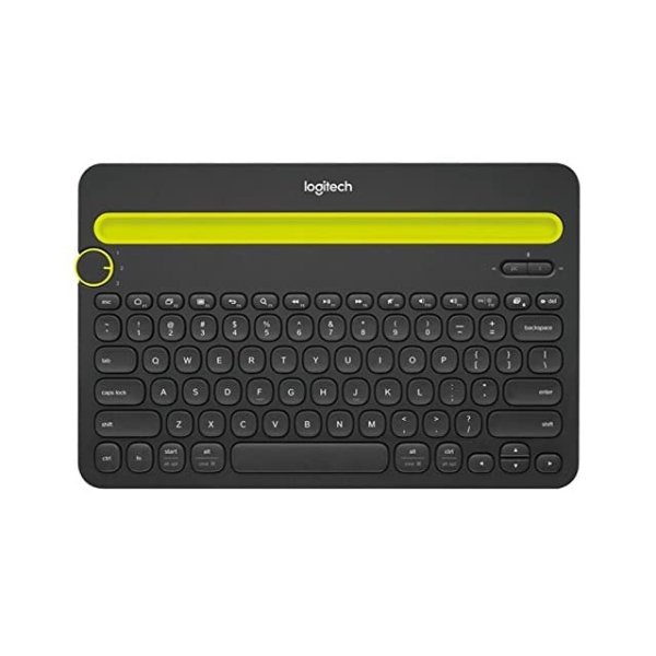 Bluetooth Multi-Device Keyboard K480 – Black – works with Windows and Mac Computers, Android and iOS Tablets and Smartphones