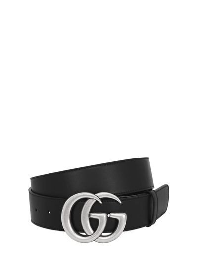 40MM GG BUCKLE SMOOTH LEATHER BELT