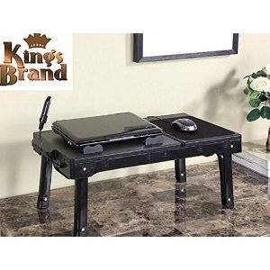 Kings Brand Multifunctional Laptop Table Stand With Cooling Fan & USB Ports
