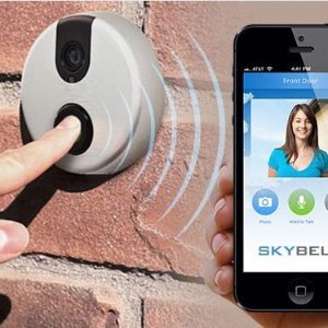 SkyBell 2.0 Smart Wi-Fi Video Doorbell Plus Bonus Complete Hook-Up Bundle