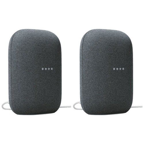 GA01586-US Nest Audio Smart Speaker Charcoal (2-Pack)