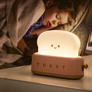 QANYI Cute Desk Decor Toaster Lamp