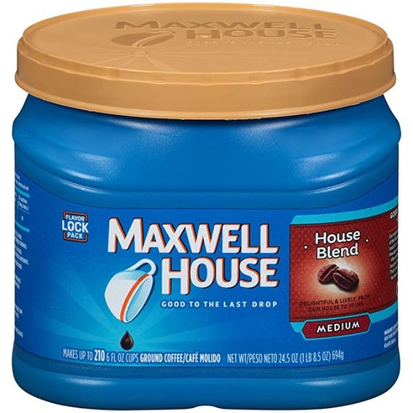 House Blend Ground Coffee (24.5 oz Canister)