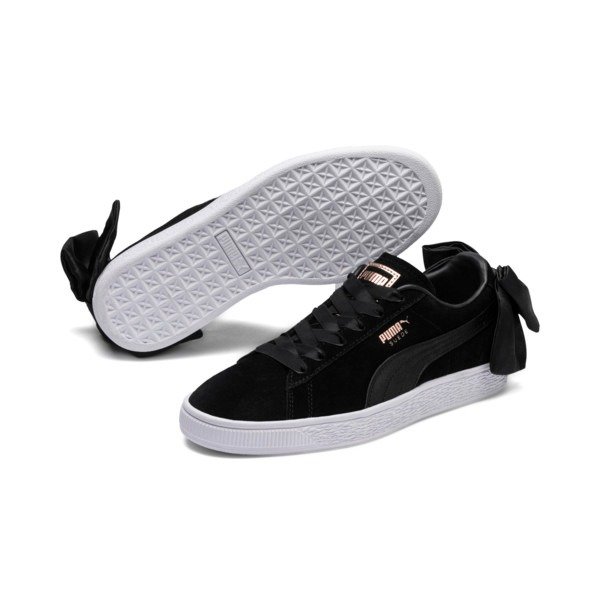 Suede Women’s Bow Sneakers