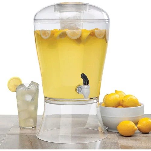 3 gal. Acrylic Beverage Dispenser With Ice Core