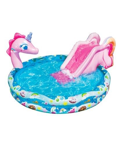 Blue & Pink Spray 'N Splash Unicorn Pool