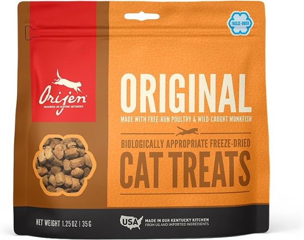 Original Grain-Free Freeze-Dried Cat Treats, 1.25-oz bag - Chewy.com