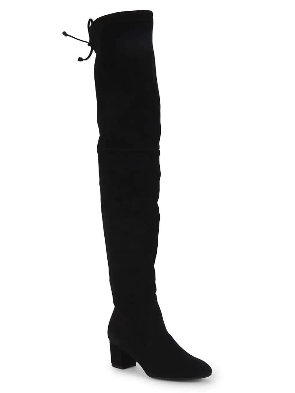 Genna Suede Over-The-Knee Boots