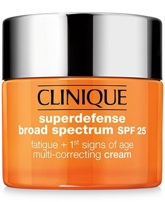 Superdefense SPF 25 Fatigue + 1st Signs Of Age Multi-Correcting Cream - Skin Types 3 & 4