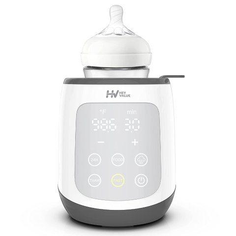 HEYVALUE 5-in-1 Fast Baby Food Heater&Thaw BPA-Free Milk Warmer