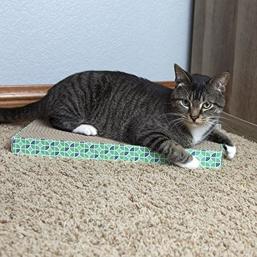XL Wide Premium Scratching Collection, Corrugate Cat Scratchers 2 Pieces, Cat Scratching Toy