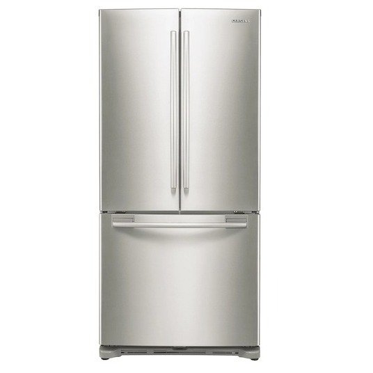 18 cu. ft. Counter Depth French Door Refrigerator in Stainless Steel Refrigerator - RF18HFENBSR/US | Samsung US