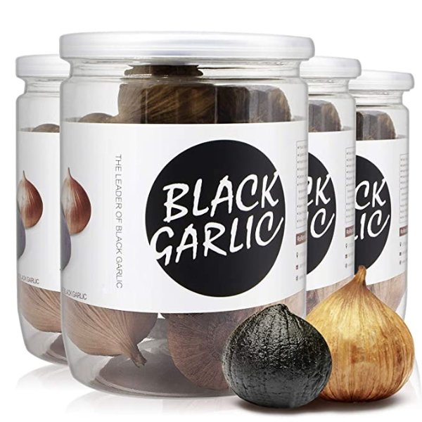 RioRand Whole Black Garlic Aged for FULL 90 days(Single Clove Black Garlic) (1.49 Pound)