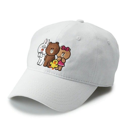 Women's Line Friends Embroidered Character Baseball Cap