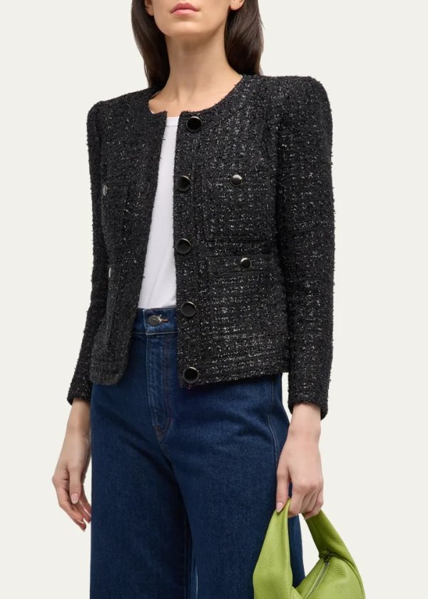Ferazia Tweed Tailored Jacket