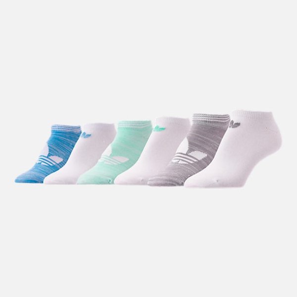 Women's adidas Originals 6-Pack No-Show Socks