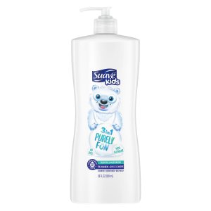 Suave Kids 3-in-1 Shampoo Conditioner Body Wash, Purely Fun, 28 oz 4 Count