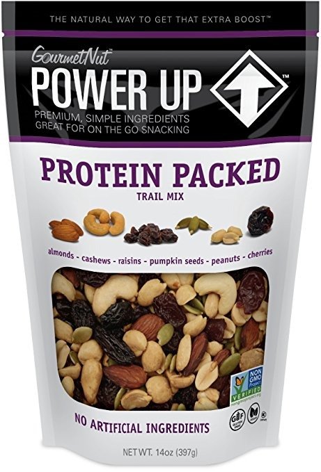 Trail Mix, Protein Packed Trail Mix, Non-GMO, Vegan, Gluten Free, No Artificial Ingredients, Gourmet Nut, 14 Ounce Bag