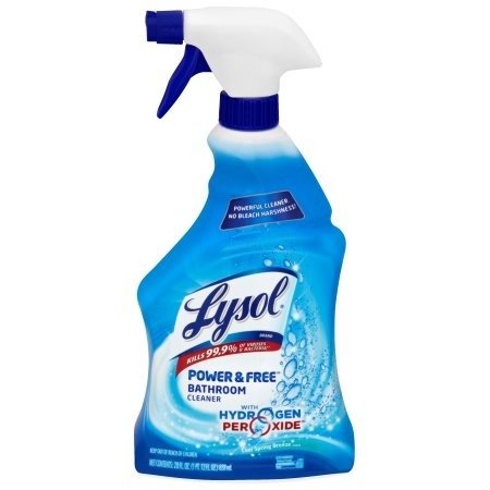 Bleach Free Hydrogen Peroxide Bathroom Cleaner Spray, Fresh, 28oz - Walmart.com