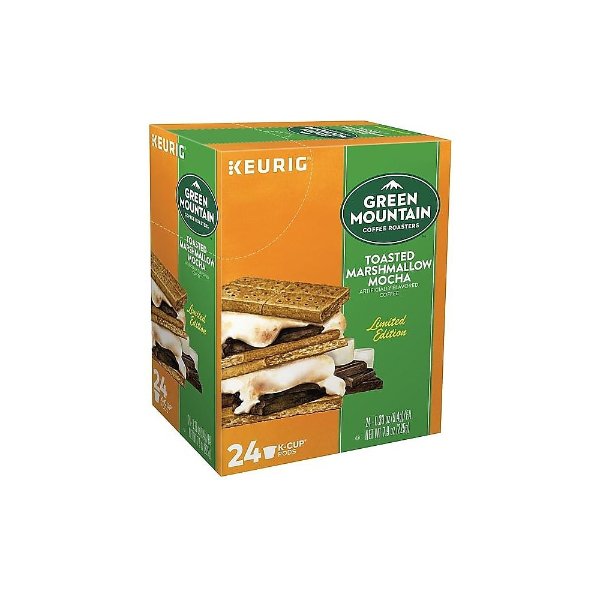 Shop Staples for Green Mountain Toasted Marshmallow Mocha, Keurig K-Cup Pods, 24 Count