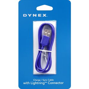 Dynex Apple MFI Lightning 线缆 多色