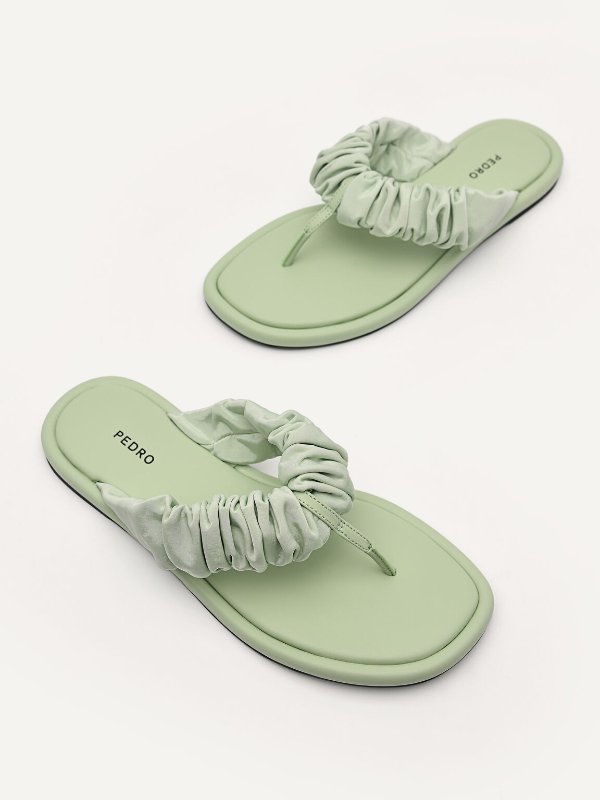 Crepe Sandals - Light Green